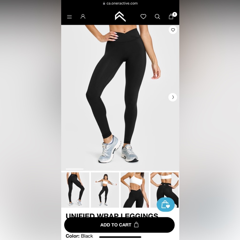 Oner active unified wrap leggings